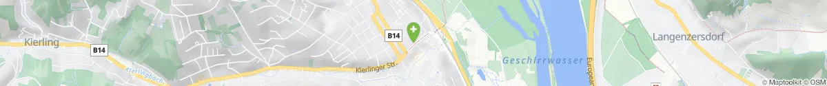 Kartendarstellung des Standorts für Apotheke" Zum heiligen Leopold" in 3400 Klosterneuburg